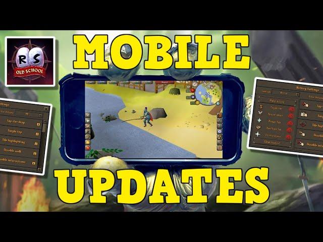 Massive UPDATES To Mobile! - New Mobile UI and Features (OSRS)