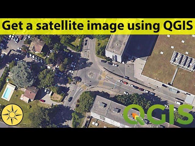 Download high resolution satellite image using QGIS