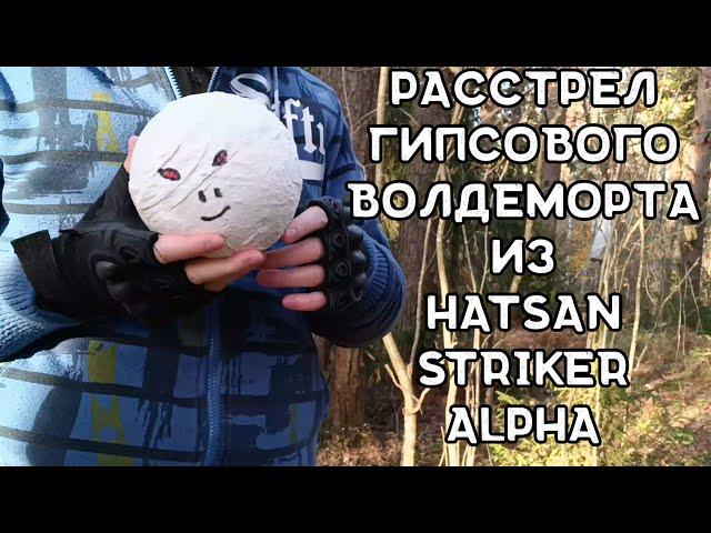 Расстрел Волдеморта из гипса | Винтовка Hatsan Striker Alpha  | Из Хатсана по мишеням