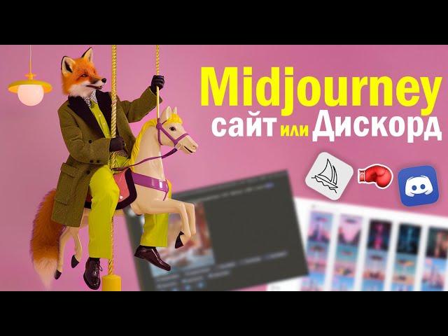 Где лучше работать в Midjourney: Discord бот или официальный сайт?