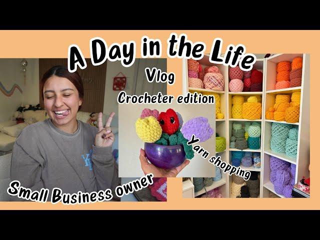 CROCHET VLOG  YARN SHOPPING DAY IN MY LIFE VLOG