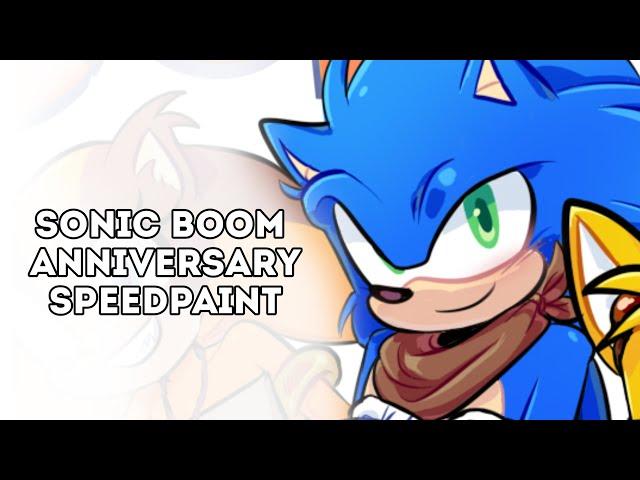 SONIC BOOM 10th ANNIVERSARY Speedpaint • AUBIE X