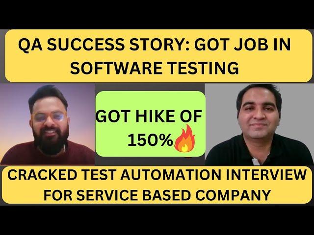 8LPA to 20LPA 4 Offers! A Journey of A Software Tester| QA Success Story| RD Automation Learning