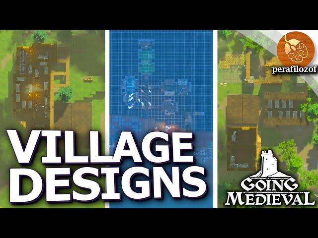 Village Design Guide for Going Medieval, underground rooms & bonuses, building defenses | Part #1