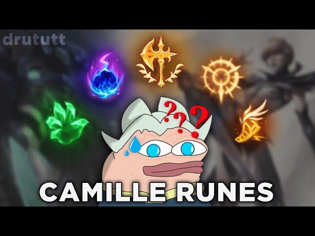 CAMILLE'S RUNE CHOICES BY BEST CAMILLE EUW.