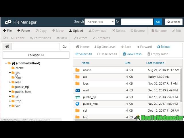 CPanel Tutorial : How to Use File Manager to Upload Website Files