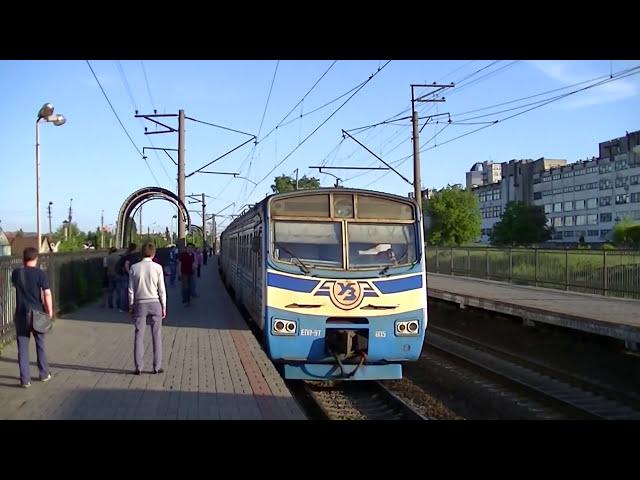 EPL9T-005 | Train No 7353/7354 Darnytsia - Pochaina - Pivnichna - Darnytsia | Kyiv urban train