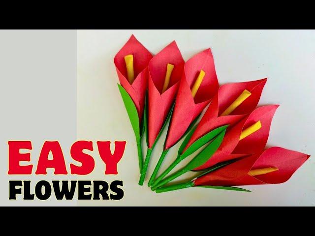 DIY Origami Flower/How to Make easy Paper Flowers/ 3D Flowers Making