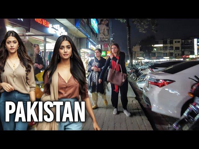 Exploring F-10 Markaz Islamabad at Night | 4K Walking Tour (2025)