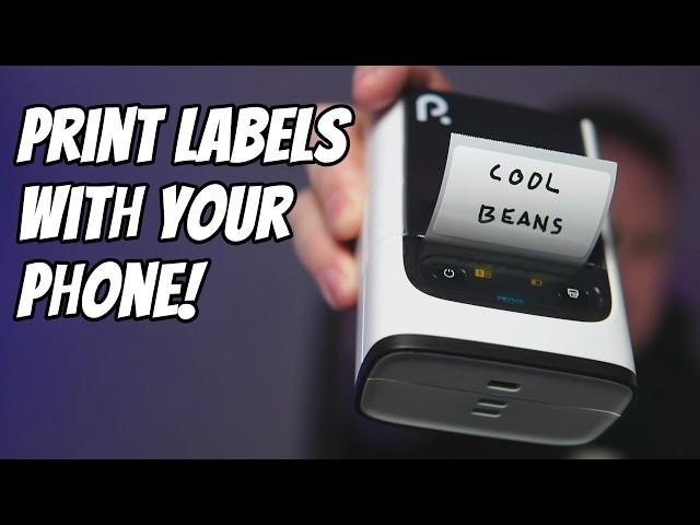 This POLONO PM220S Label Maker  is a quick and easy way to print labels from your phone!