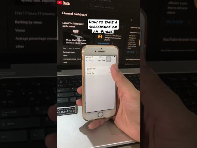 How to take screenshot in iPhone #iphone #apple #technology #shorts #youtubeshorts #viral #fyp