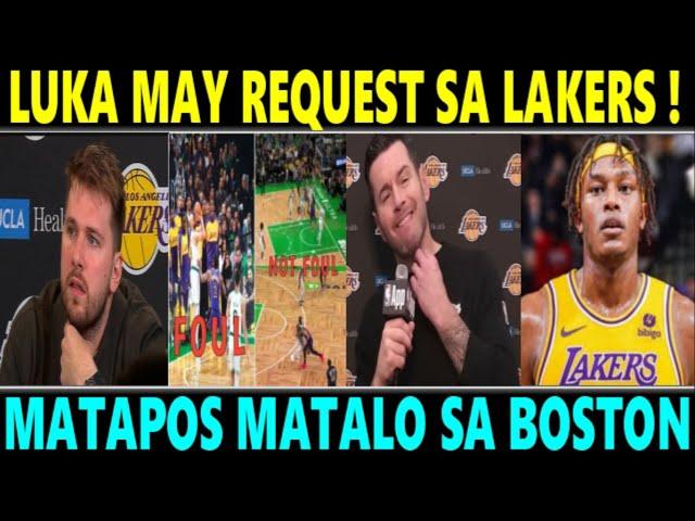 Breaking! Luka Doncic REQUEST AGAD sa LAKERS matapos MATALO sa BOSTON CWLTICS