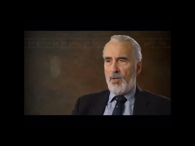 Sir Christopher Lee talks about Sir Ian Mckellen