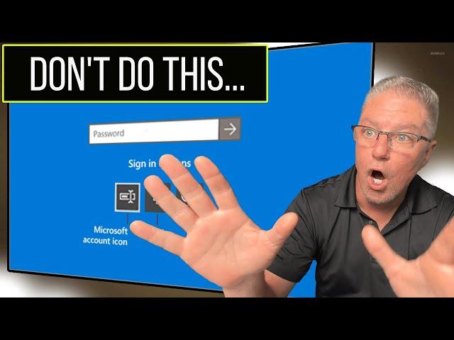 Why you should NEVER login to Windows with a Microsoft Account!