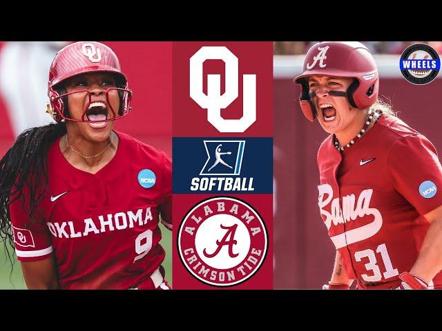 #2 Oklahoma vs #15 Alabama | Super Regionals Game 2 | 2025 College Softball Highlights