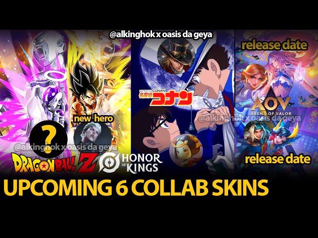 Upcoming Collaboration skins to Honor of kings Global 2024/2025