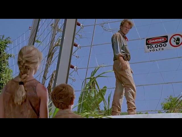 Dr Grant Electric Fence Jurassic Park