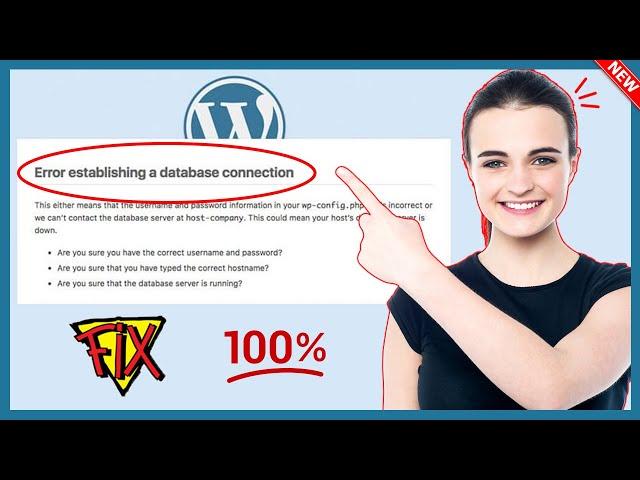 How to fix Error Establishing Database Connection in WordPress 2024 | Full Guide