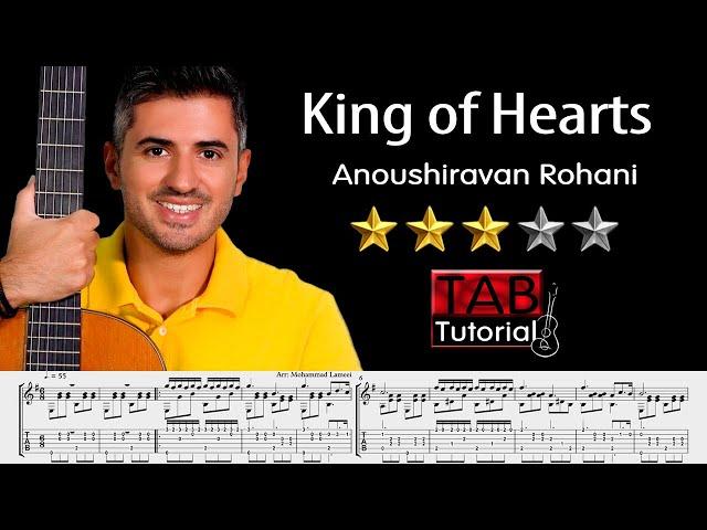 King of the Hearts | سلطان قلب‌ها | Fingerstyle Tutorial + Sheet & Tab