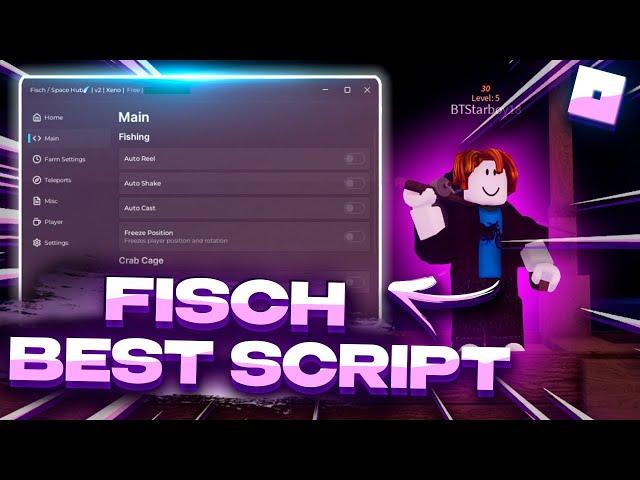 [GUI ] Fisch Script Bot [INFINITE Money AFK Auto-Fish Dupe Macro No Key Auto Farm Roblox Fisch ]