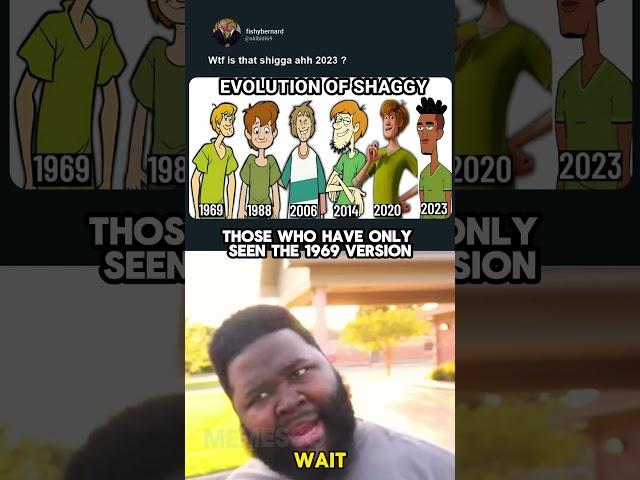 Evolution of Shaggy 