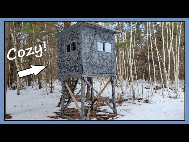 Deer Hunting Blind 5' x 6' - Insulated (Economy Build)