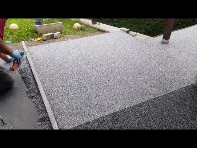 Pebble Floor Stone Pavement Coating Epoxy Resin Supply From Factory