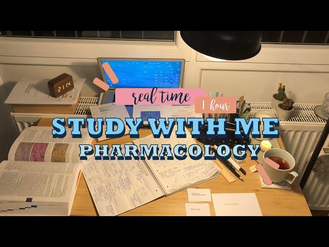 Real time study with me - night time edition