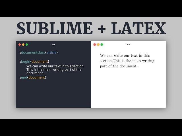 How to install latex in Windows | MiKTeX and Sublime