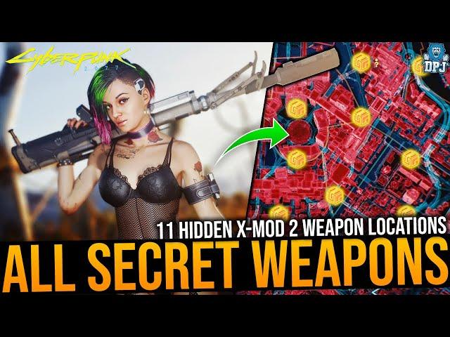 ALL 10+ ICONIC / LEGENDARY X-MOD2  Weapons Guide - Cyberpunk 2077