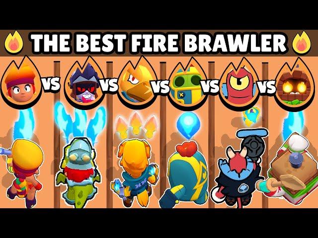 WHAT IS THE MOST POWERFUL FIRE BRAWLER?  | BRAWL STARS