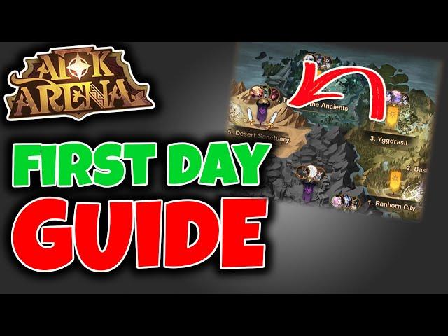 YOUR FIRST DAY IN AFK ARENA // AFK ARENA Beginners Guide