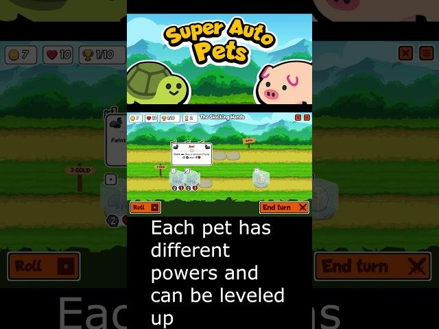 Indie games I like: Super Auto Pets #Shorts