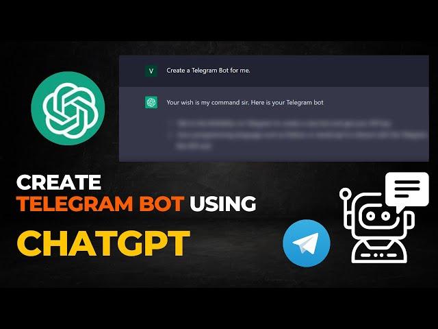 Create a Telegram Bot in 10 Minutes with ChatGPT! Make and deploy telegram bot with ChatGPT