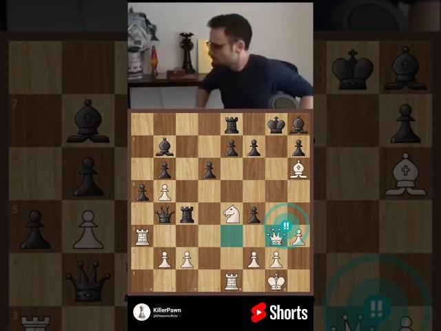 An insane queen sacrifice #chess #gothamchess #shorts