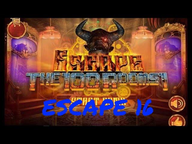 Walkthrough | Can you Escape the 100 room I  |  Escape Room 16 |  TBooK