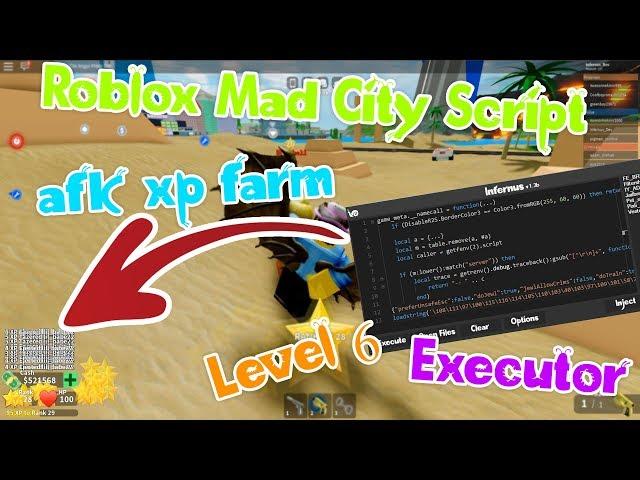 [Updated!] Mad City AFK XP Farm script with free level 6 executor! | Working ️| Sep 9