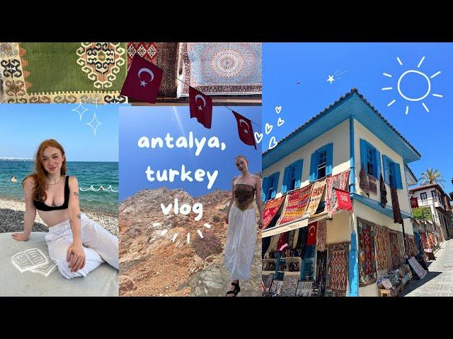 Antalya, Turkey Vlog: Old Town, Boat Tour of Turkish Maldives, Trying Turkish Food, Beach Day