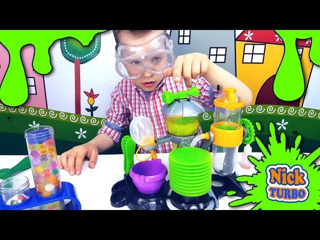 Делаем СЛИЗЬ на установке. ФАБРИКА СЛИЗИ. Набор для игры PlaySet We do SLIME Ник Турбо