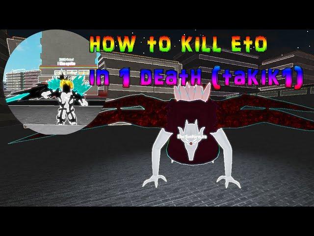 HOW TO KILL ETO IN 1 DEATH WITH TAKIK1 | Ro-Ghoul