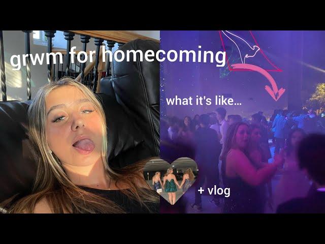 grwm for homecoming dance + vlog (junior year)