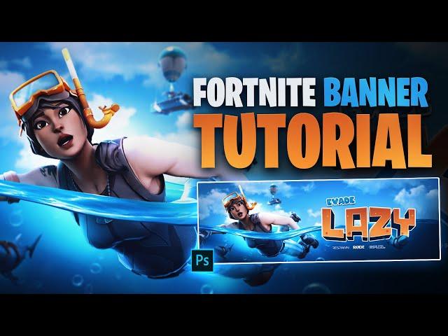 Underwater Fortnite Banner Tutorial (FREE PSD!!) - Tutorial by EdwardDZN