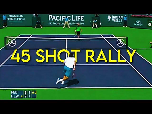 Roger Federer - Top 10 Longest Tennis Rallies of His Career (ATP)