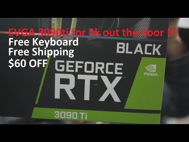 $ 2K EVGA RTX 3090TI and what I purchased it for - Omniverse