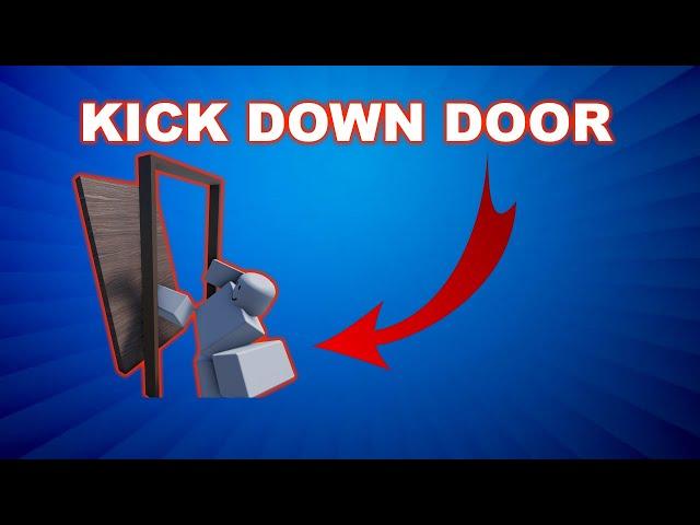 Kick down door (Roblox Studio)