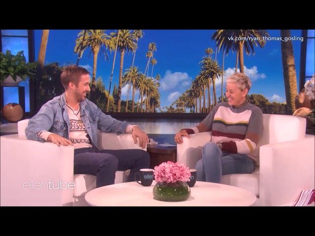 RUS SUB / The Ellen Show / Райан Гослинг вспоминает свою любимую собаку (русские субтитры) / 2(4)