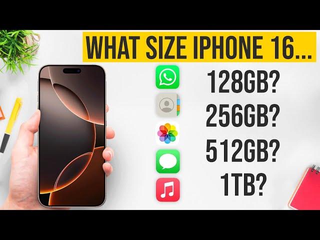 Get the RIGHT iPhone 16 Storage Size in UNDER 10 Minutes!