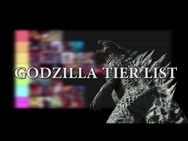 Official Godzilla Movie Tier List
