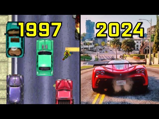 Evolution of Grand Theft Auto 1997-2024