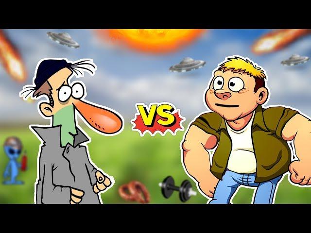 Как будут выживать АЛКОГОЛИК и СПОРТСМЕН в апокалипсис?